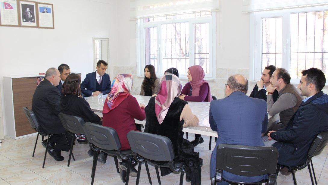 İlçe Milli Eğitim Müdürümüz Ümit Ahmet KARAKUŞ, Yapak Vakfı Özköyler Ortaokulu öğretmenleriyle bir araya geldi.